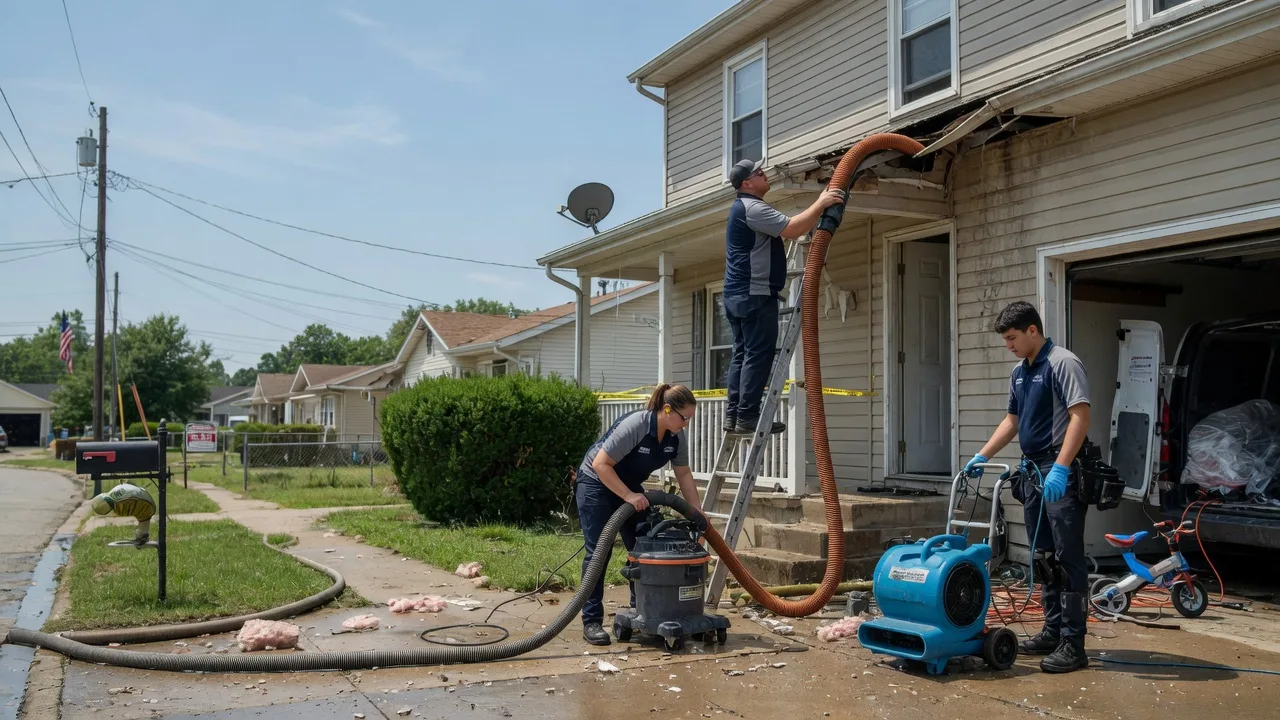 Water Damage Restoration in Pine Village, IN near me